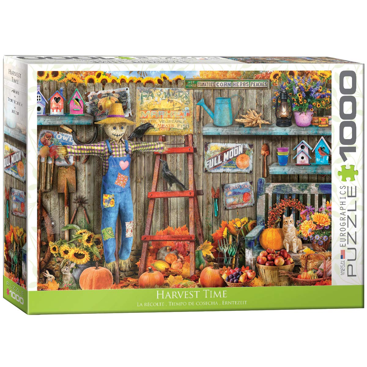 Foto 1 | Puzzle Eurographics Harvest Time 1000 Piezas 49x67 Cm - Venta Internacional.