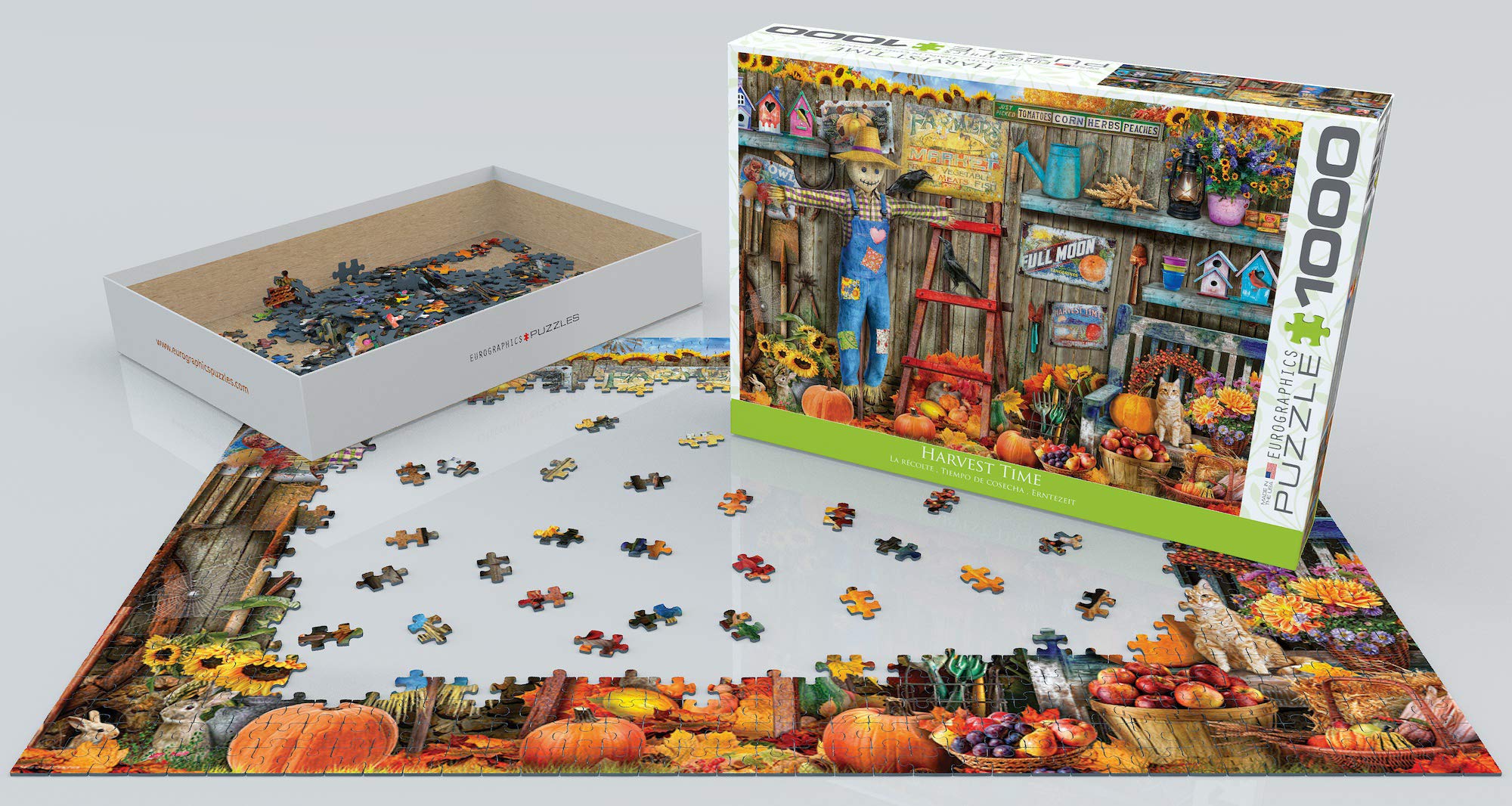 Foto 4 pulgar | Puzzle Eurographics Harvest Time 1000 Piezas 49x67 Cm - Venta Internacional.