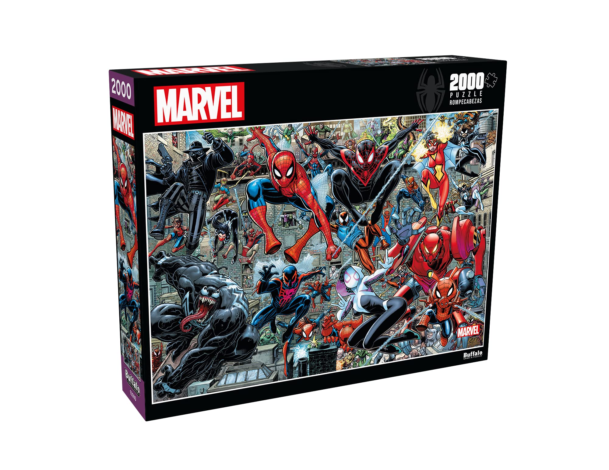 Foto 4 pulgar | Rompecabezas Buffalo Games Marvel Spider-verse 2000 Piezas - Venta Internacional.