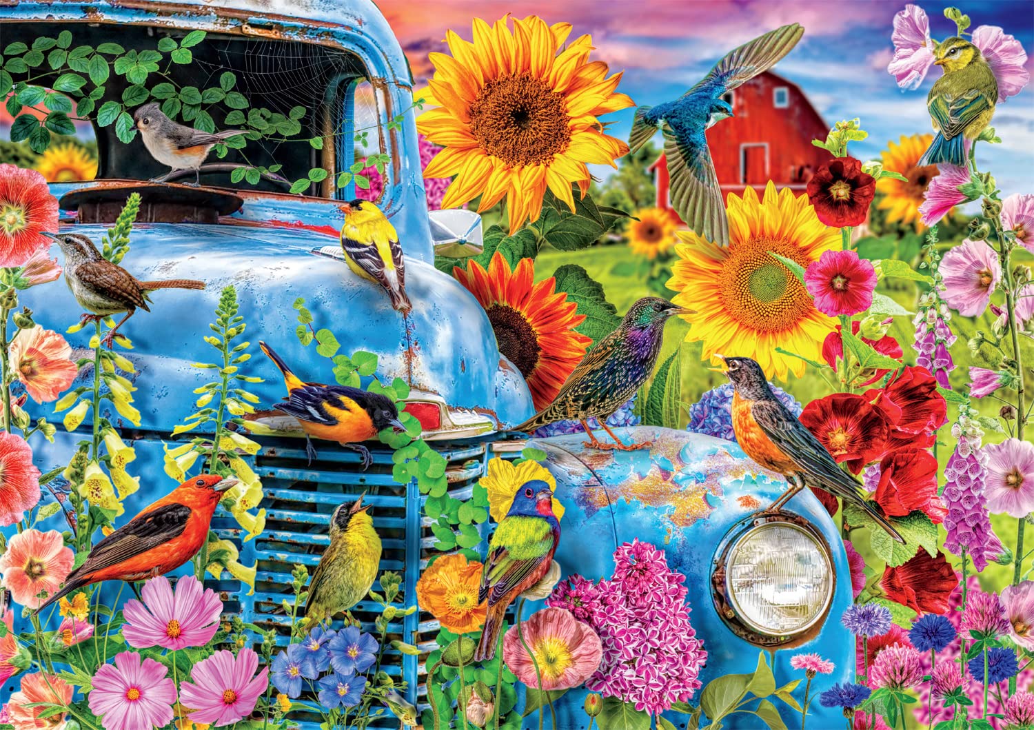 Rompecabezas Buffalo Games Country Life Songbirds, 500 Piezas - Venta Internacional.