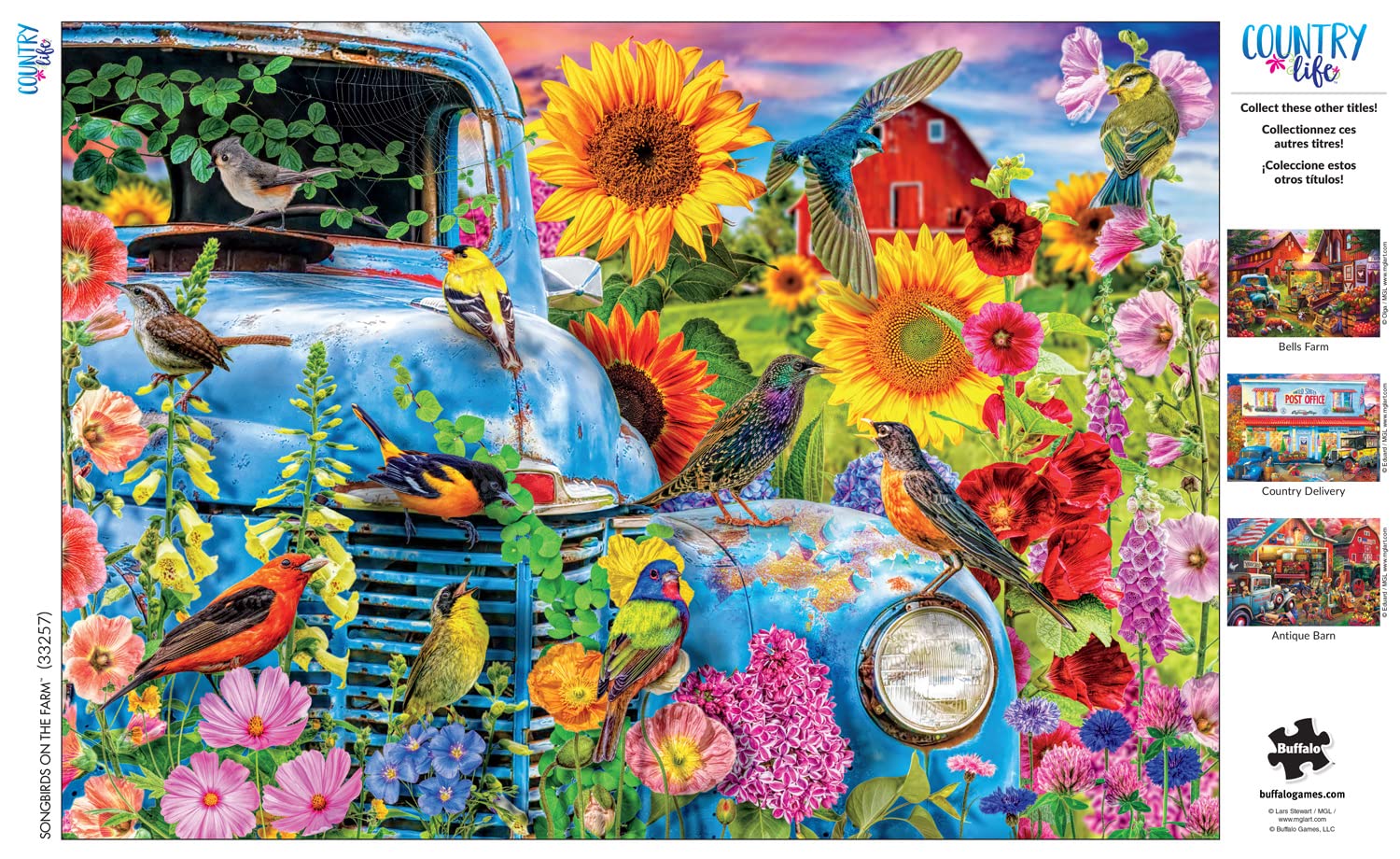 Foto 6 pulgar | Rompecabezas Buffalo Games Country Life Songbirds, 500 Piezas - Venta Internacional.