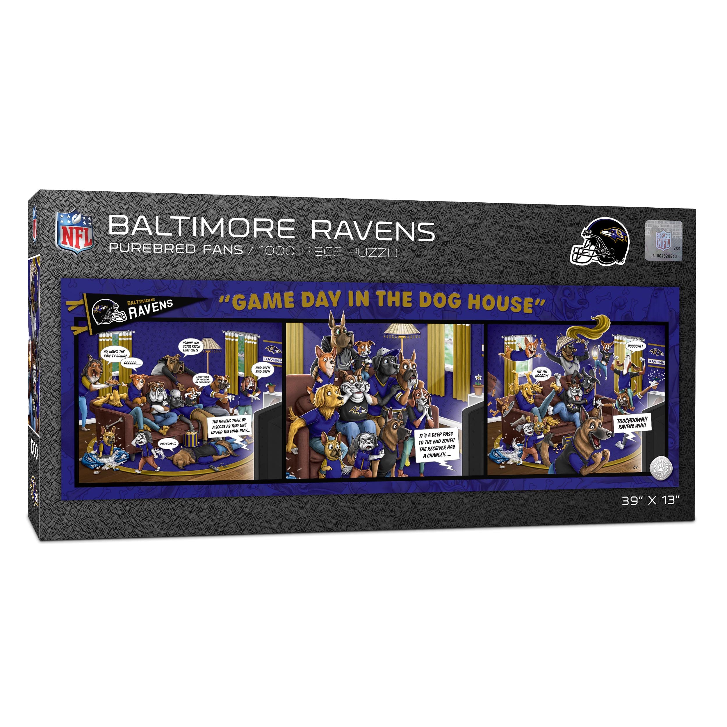Foto 2 pulgar | Puzzle Youthefan Nfl Baltimore Ravens Game Day, 1000 Unidades - Venta Internacional.