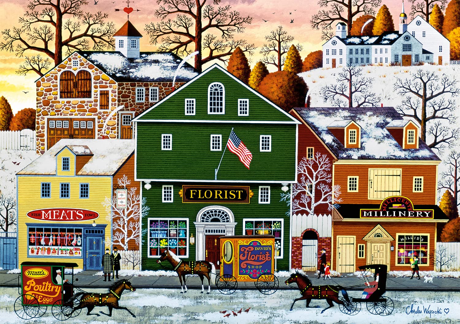 Foto 1 | Rompecabezas Buffalo Games Charles Wysocki De 300 Piezas - Venta Internacional.
