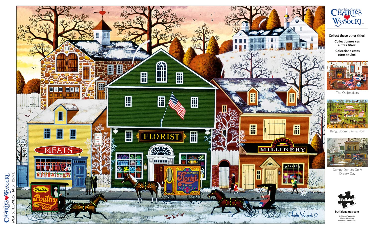 Foto 6 pulgar | Rompecabezas Buffalo Games Charles Wysocki De 300 Piezas - Venta Internacional.