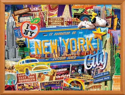 Foto 5 | Rompecabezas Masterpieces Greetings From New York, 550 Piezas - Venta Internacional.
