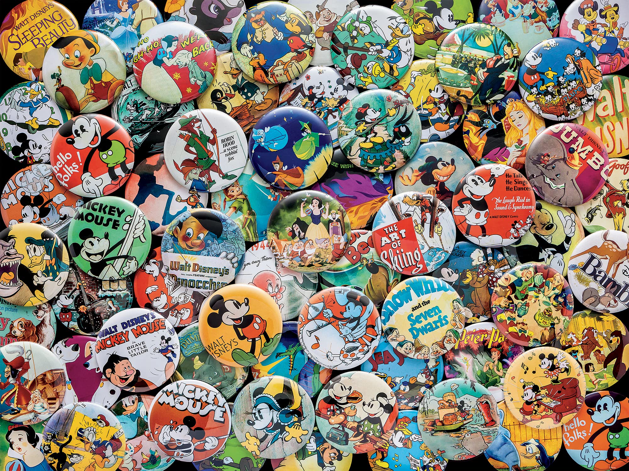 Foto 2 pulgar | Puzle Ceaco Disney Vintage Buttons 750 Piezas - Venta Internacional.