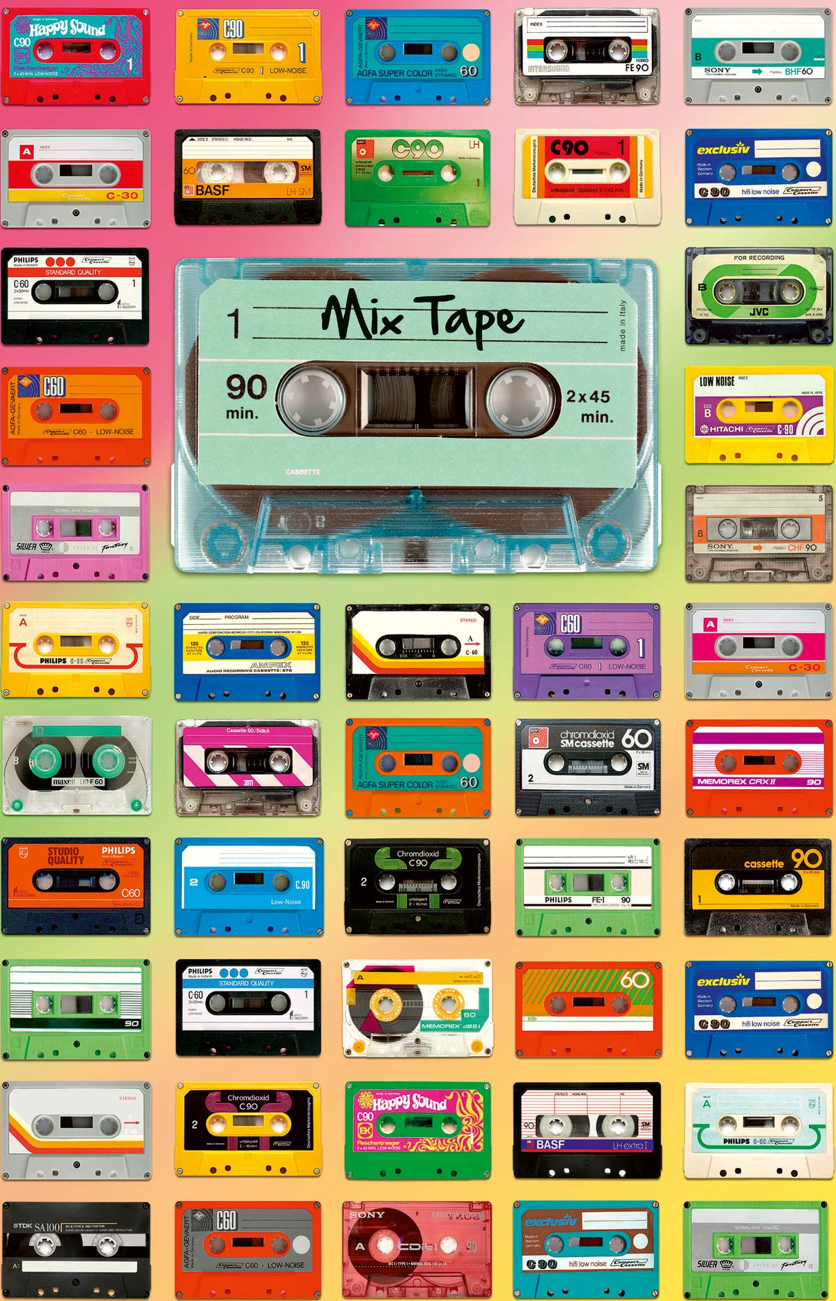 Rompecabezas Ravensburger Moment Mix Tape 200 Piezas - Venta Internacional.