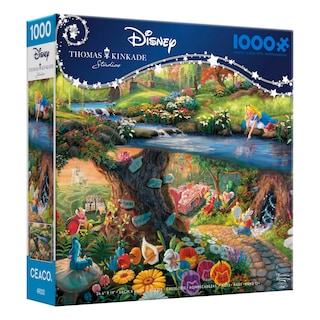Foto 3 | Rompecabezas Ceaco Disney Thomas Kinkade Alice 1000 Piezas - Venta Internacional.