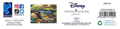 Foto 7 | Rompecabezas Ceaco Disney Thomas Kinkade Alice 1000 Piezas - Venta Internacional.