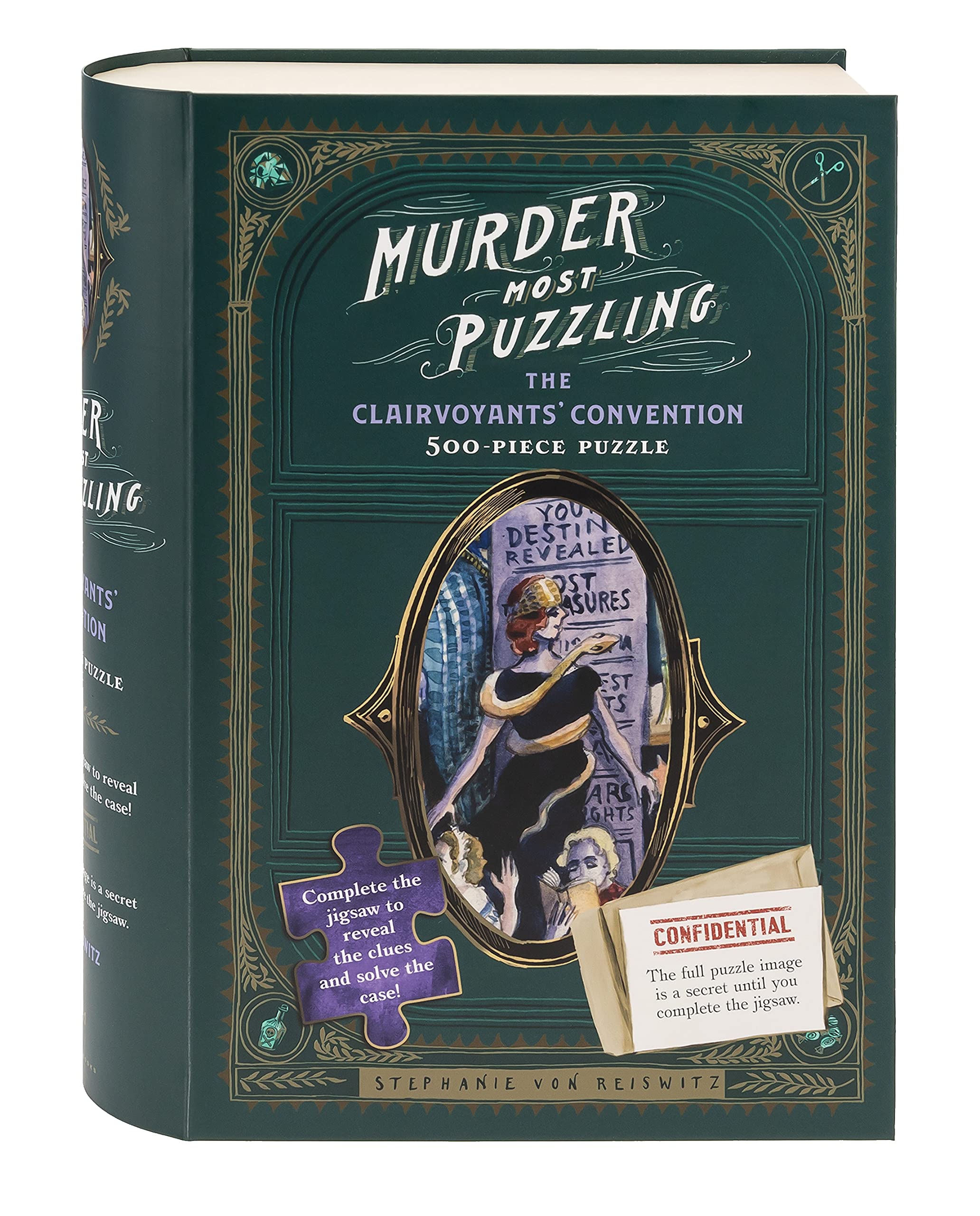 Foto 2 pulgar | Puzzle Chronicle Books Murder Most Puzzle 500 Piezas - Venta Internacional.