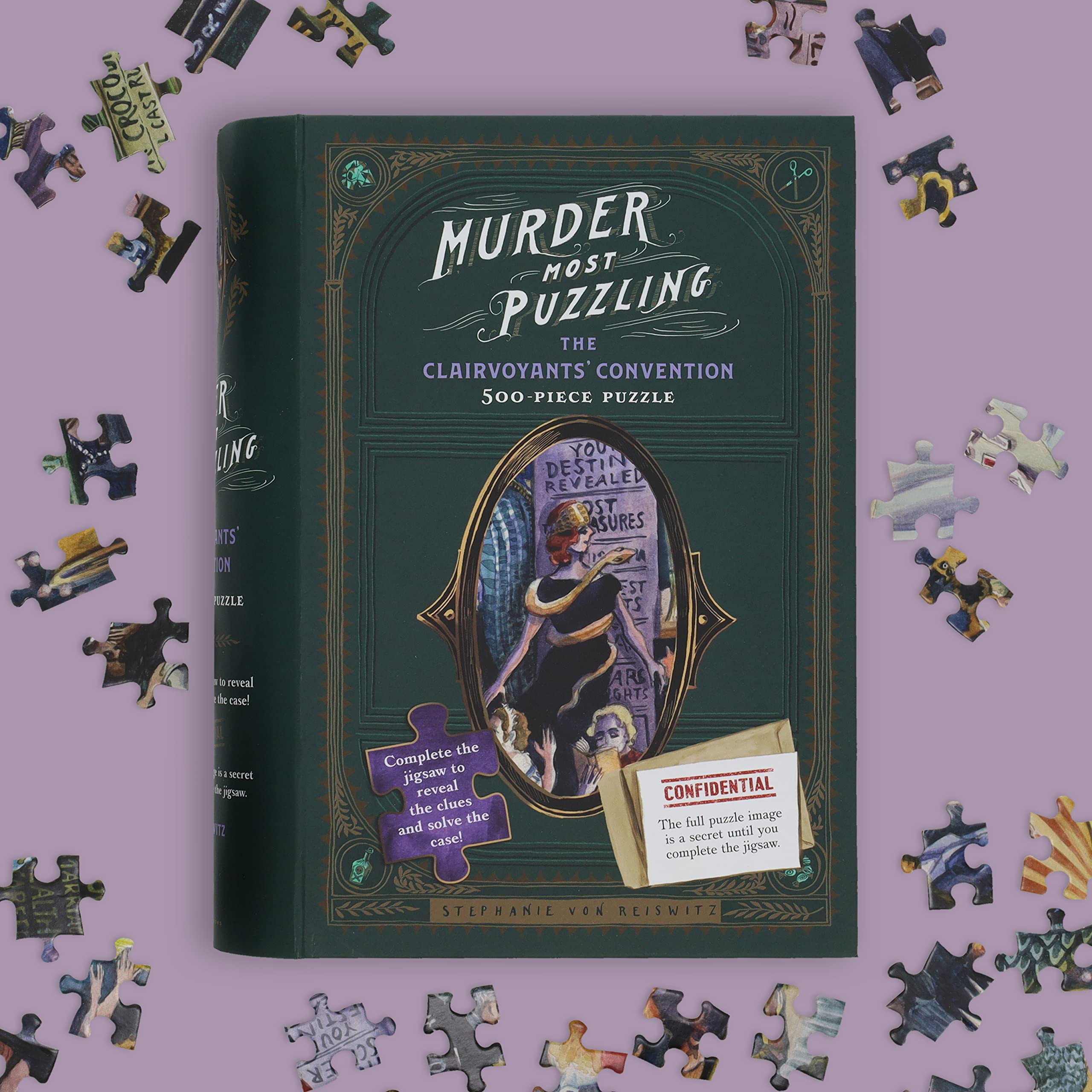 Foto 6 pulgar | Puzzle Chronicle Books Murder Most Puzzle 500 Piezas - Venta Internacional.