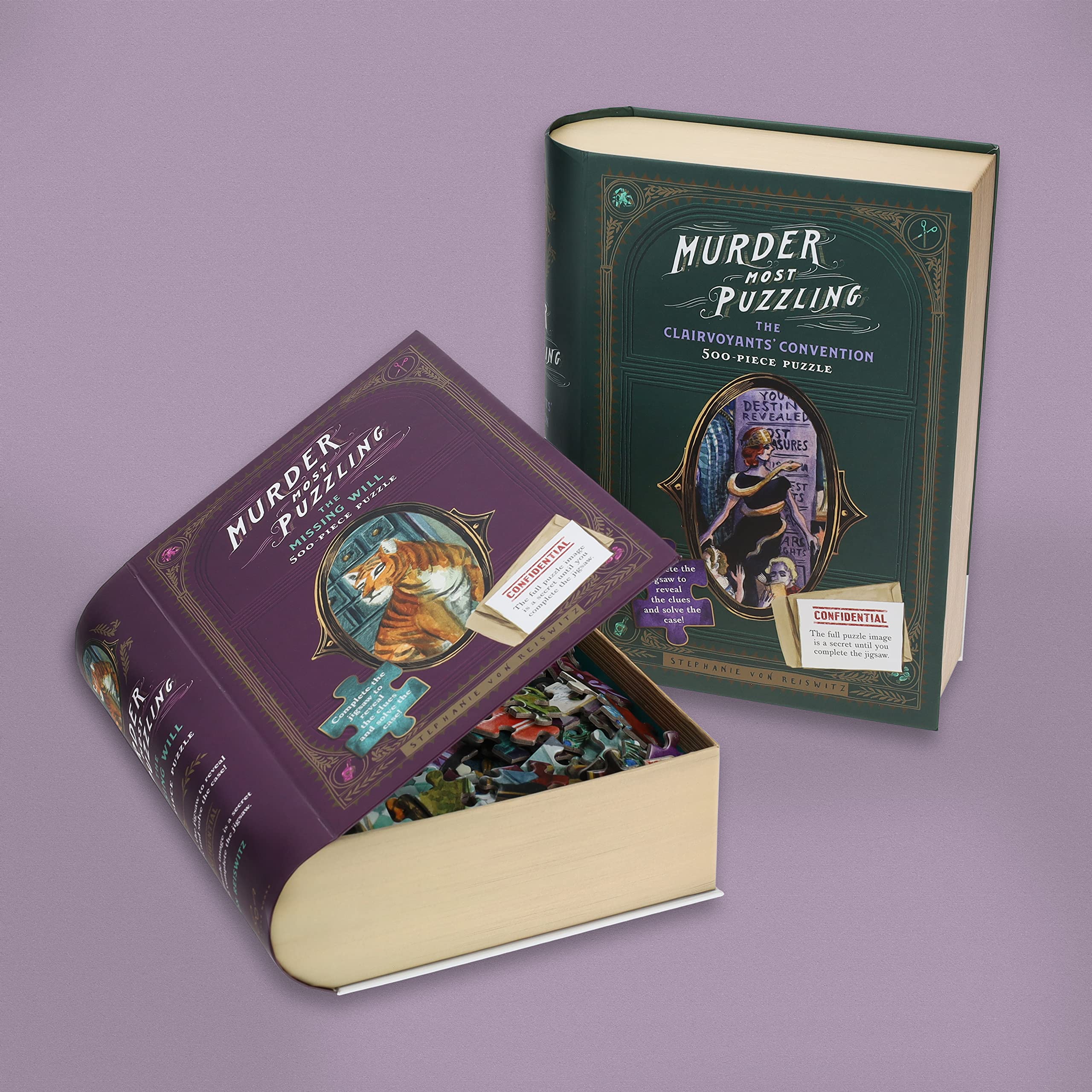 Foto 8 pulgar | Puzzle Chronicle Books Murder Most Puzzle 500 Piezas - Venta Internacional.