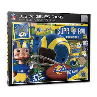 Foto 1 | Puzzle Youthefan Nfl Los Angeles Rams Retro Series, 500 Piezas - Venta Internacional.