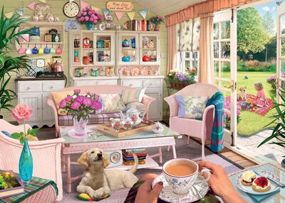 Foto 1 | Rompecabezas Ravensburger Haven N.º 12: The Tea Shed, 1000 Piezas - Venta Internacional.