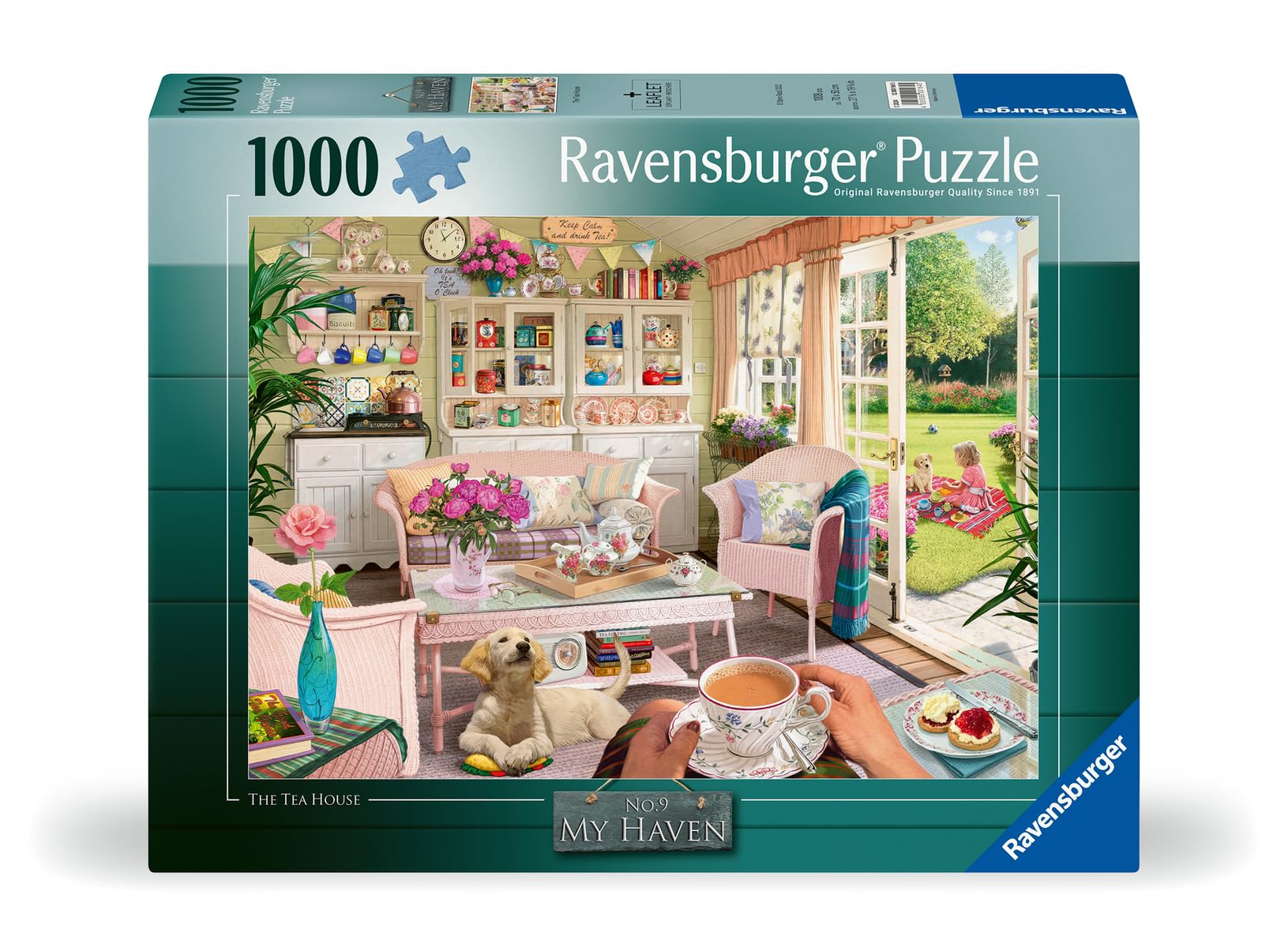 Foto 3 pulgar | Rompecabezas Ravensburger Haven N.º 12: The Tea Shed, 1000 Piezas - Venta Internacional.