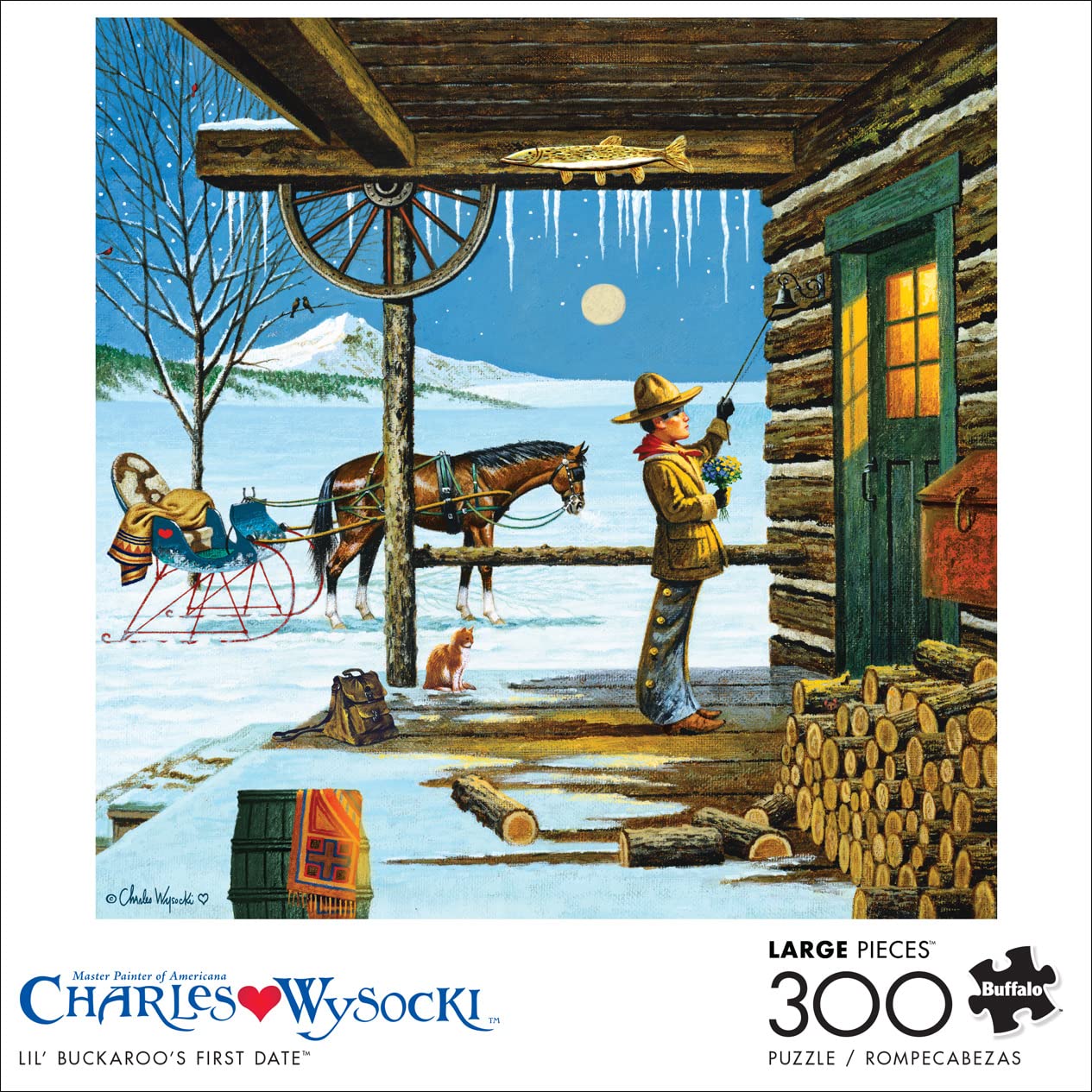 Foto 3 pulgar | Rompecabezas Buffalo Games Charles Wysocki De 300 Piezas - Venta Internacional.