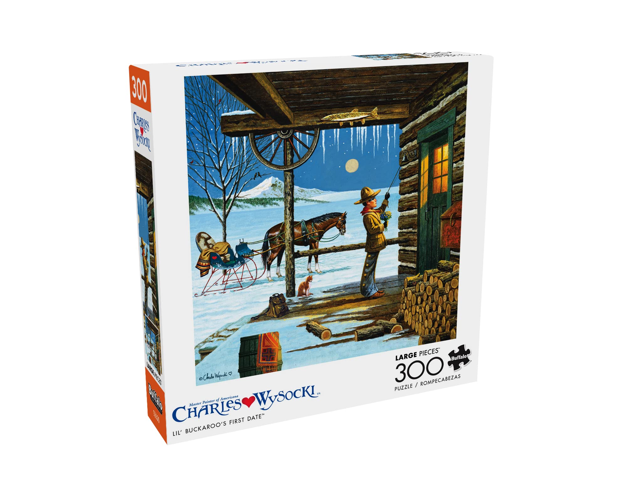 Foto 4 pulgar | Rompecabezas Buffalo Games Charles Wysocki De 300 Piezas - Venta Internacional.