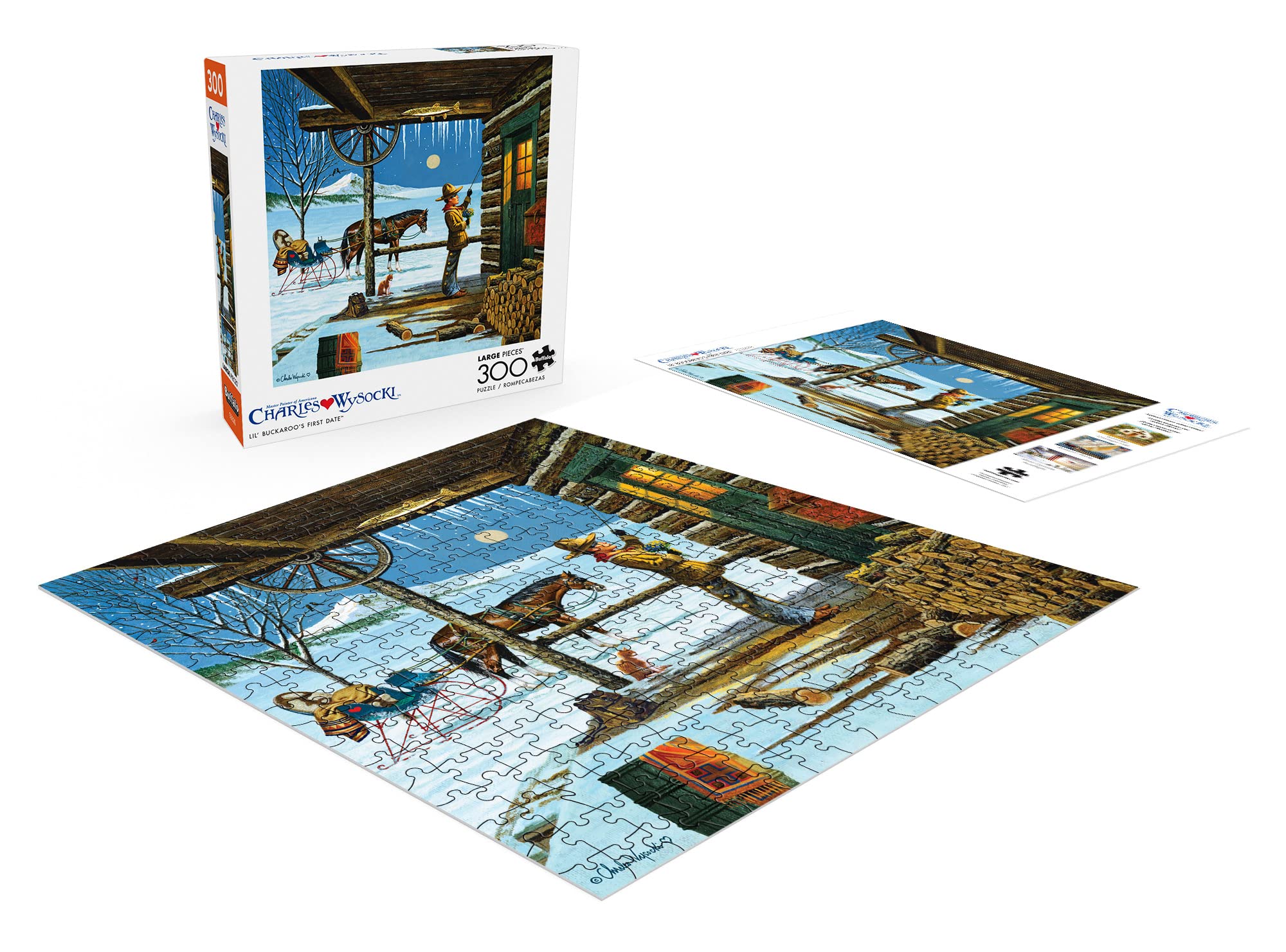 Foto 5 pulgar | Rompecabezas Buffalo Games Charles Wysocki De 300 Piezas - Venta Internacional.
