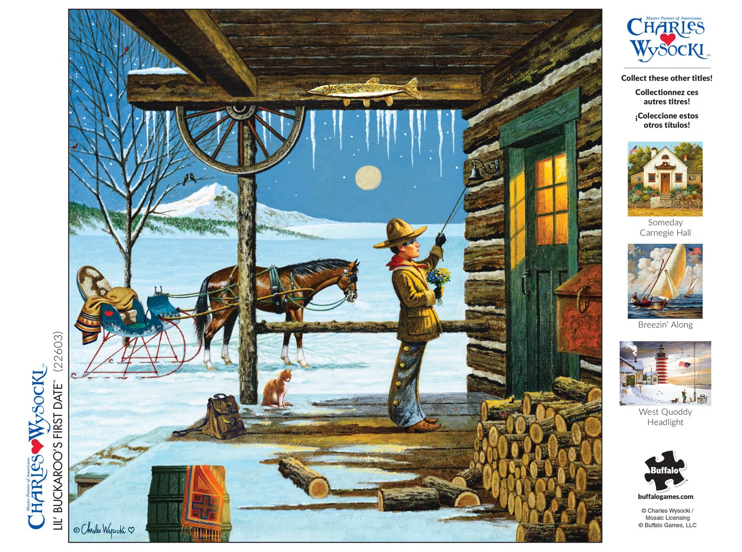Foto 6 pulgar | Rompecabezas Buffalo Games Charles Wysocki De 300 Piezas - Venta Internacional.