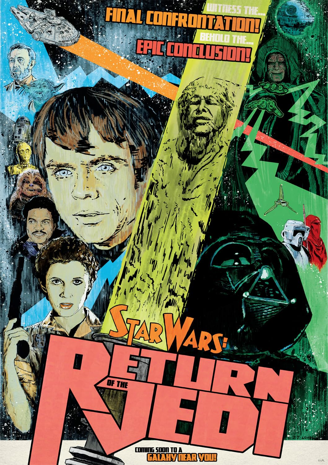 Rompecabezas Buffalo Games Star Wars: La Confrontación Final - Venta Internacional.