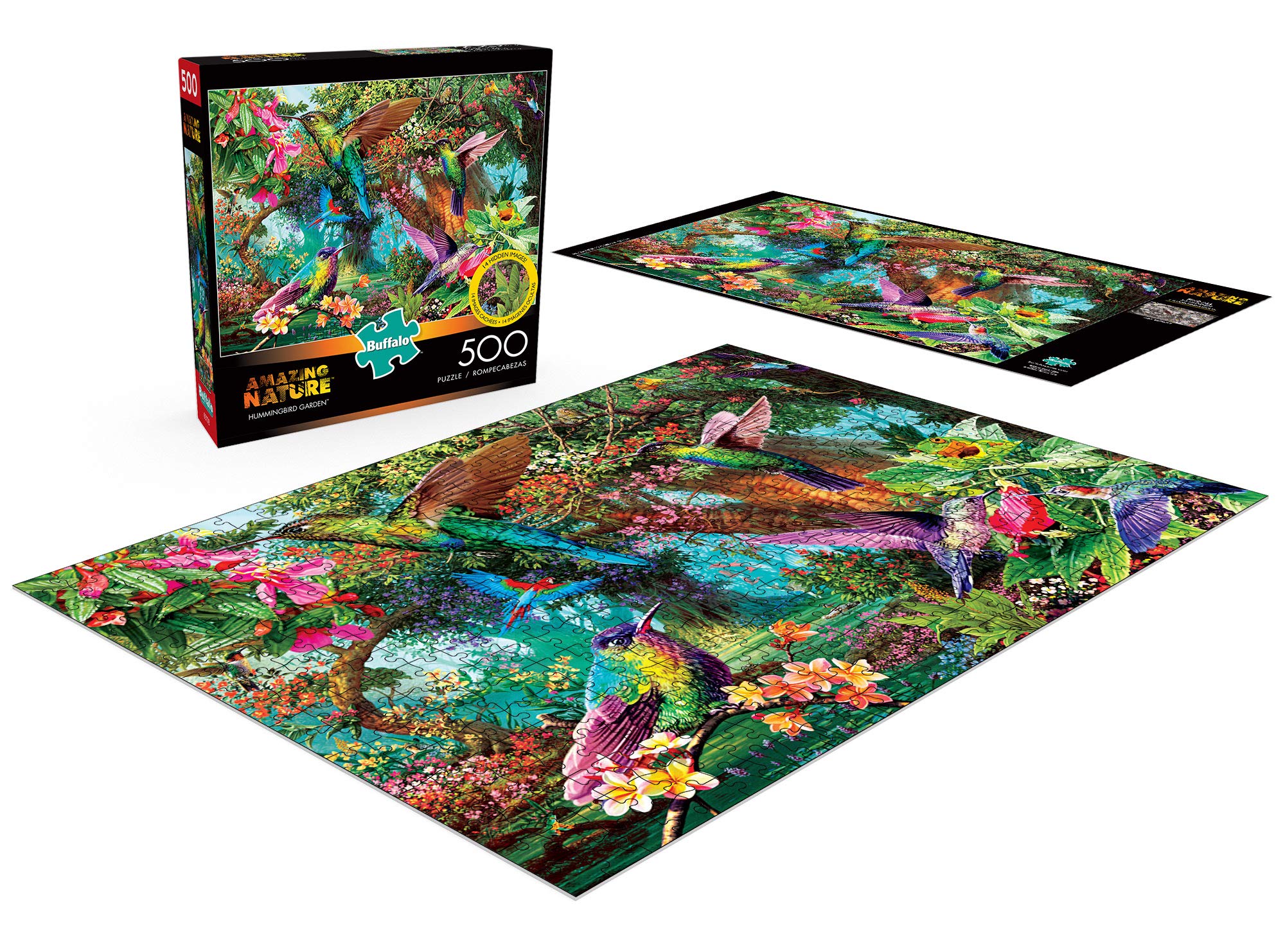 Foto 4 | Rompecabezas Buffalo Games Hummingbird Garden, 500 Piezas - Venta Internacional.