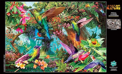 Foto 5 | Rompecabezas Buffalo Games Hummingbird Garden, 500 Piezas - Venta Internacional.