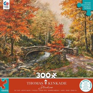 Foto 2 | Rompecabezas Ceaco Thomas Kinkade Cae En El Puente Fox Creek - Venta Internacional.