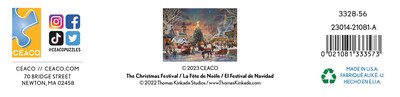 Foto 7 | Rompecabezas Ceaco Thomas Kinkade Christmas Festival 1000 Piezas - Venta Internacional.