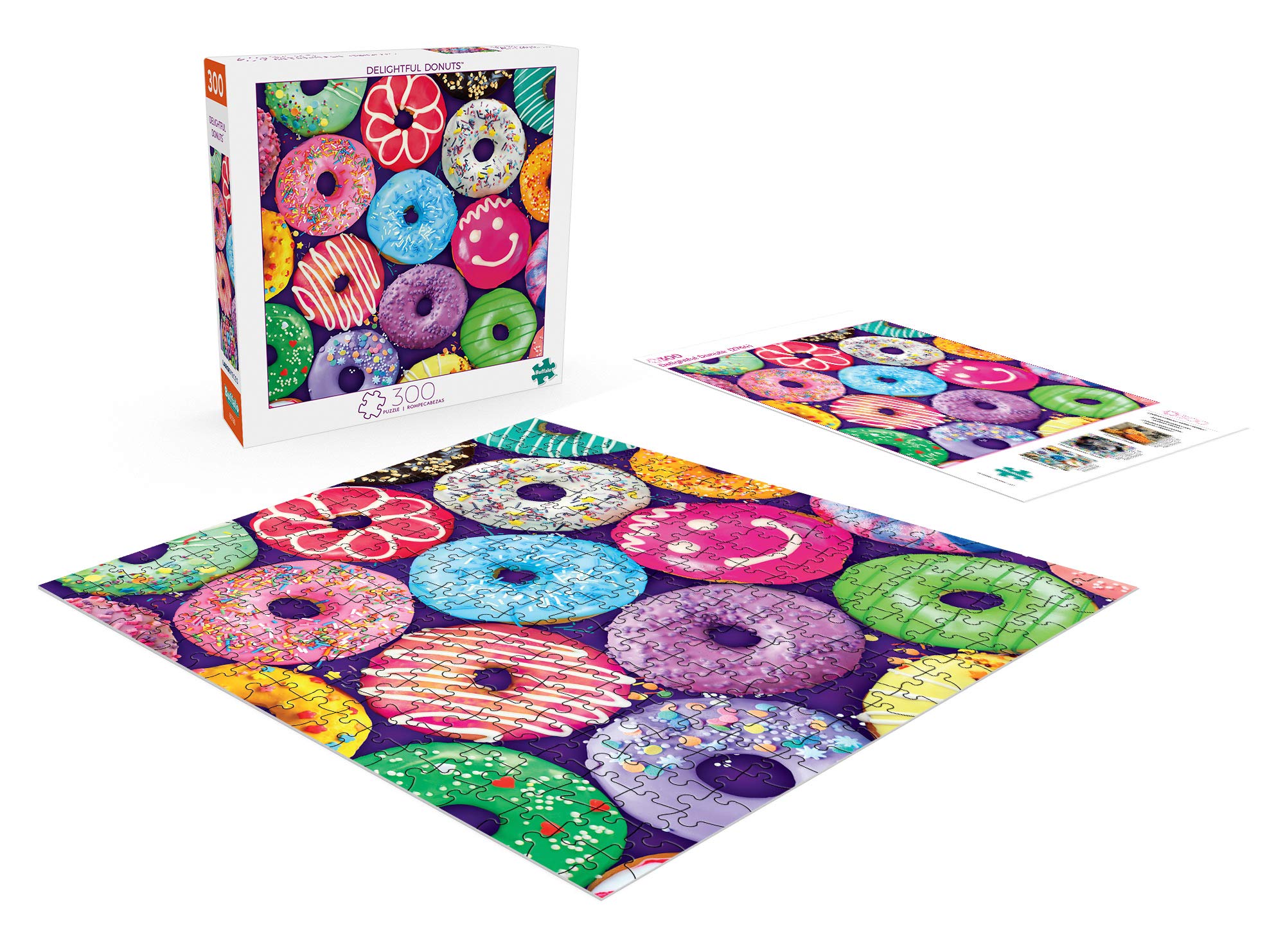 Foto 4 pulgar | Rompecabezas Buffalo Games Delightful Donuts, 300 Piezas - Venta Internacional.