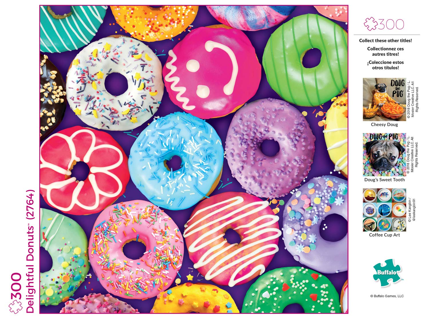 Foto 5 pulgar | Rompecabezas Buffalo Games Delightful Donuts, 300 Piezas - Venta Internacional.