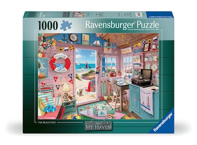 Foto 2 | Rompecabezas Ravensburger My Haven No.7: My Beach Hut 1000 Piezas - Venta Internacional.