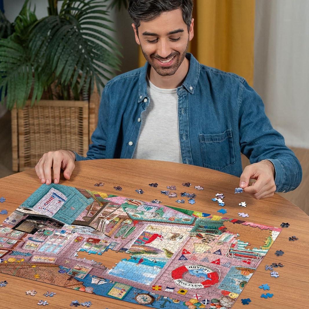 Foto 4 pulgar | Rompecabezas Ravensburger My Haven No.7: My Beach Hut 1000 Piezas - Venta Internacional.