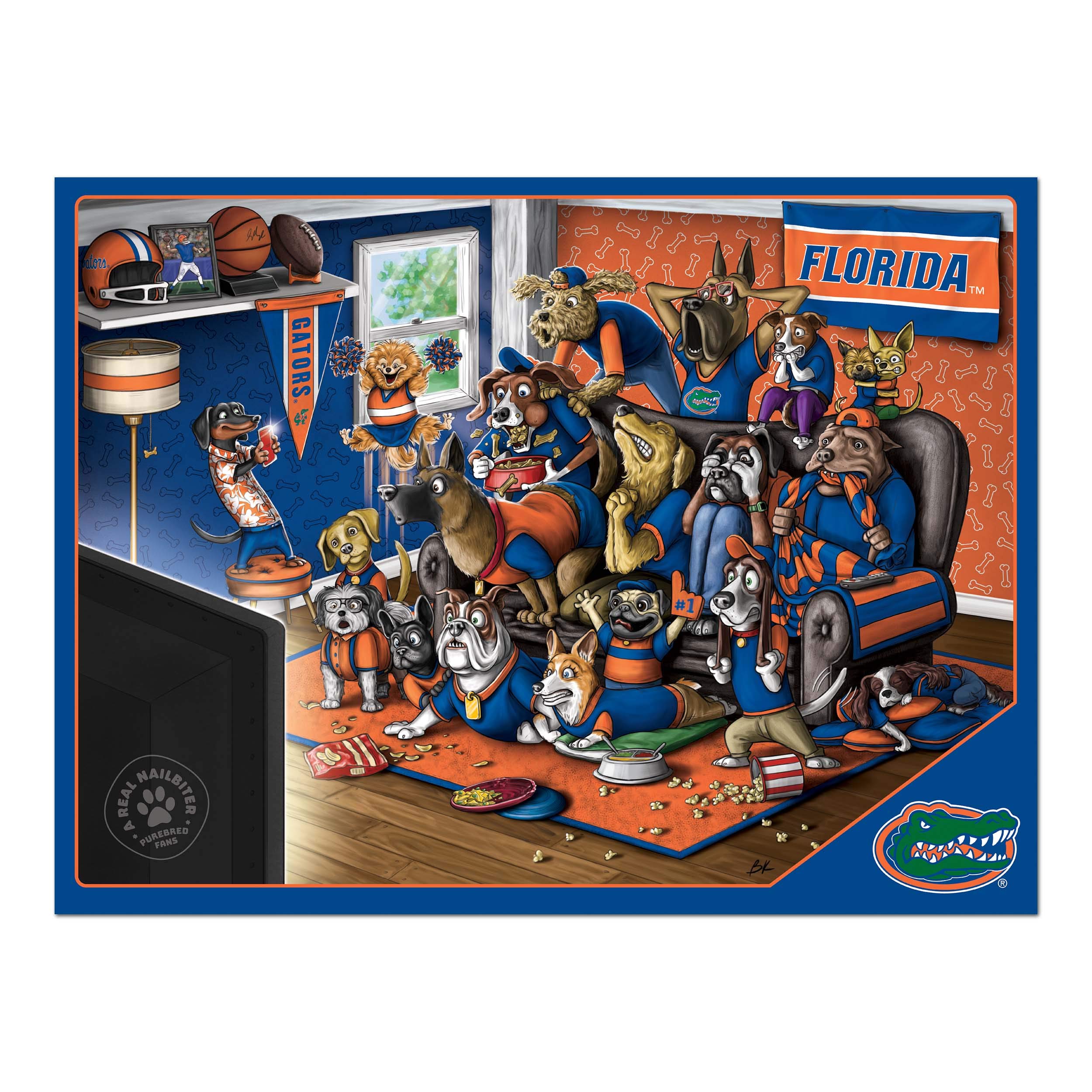 Foto 4 pulgar | Puzzle Youthefan Ncaa Florida Gators Purebred Fans, 500 Unidades - Venta Internacional.