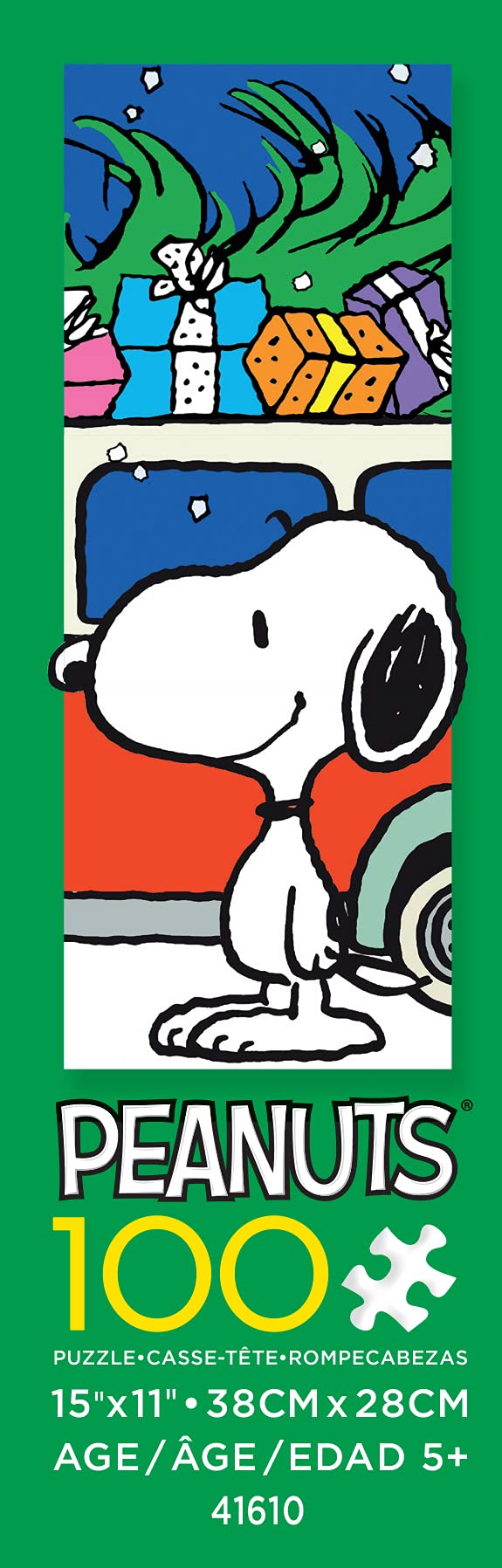 Foto 5 | Rompecabezas Ceaco Peanuts Peace And Presents De 100 Piezas - Venta Internacional.