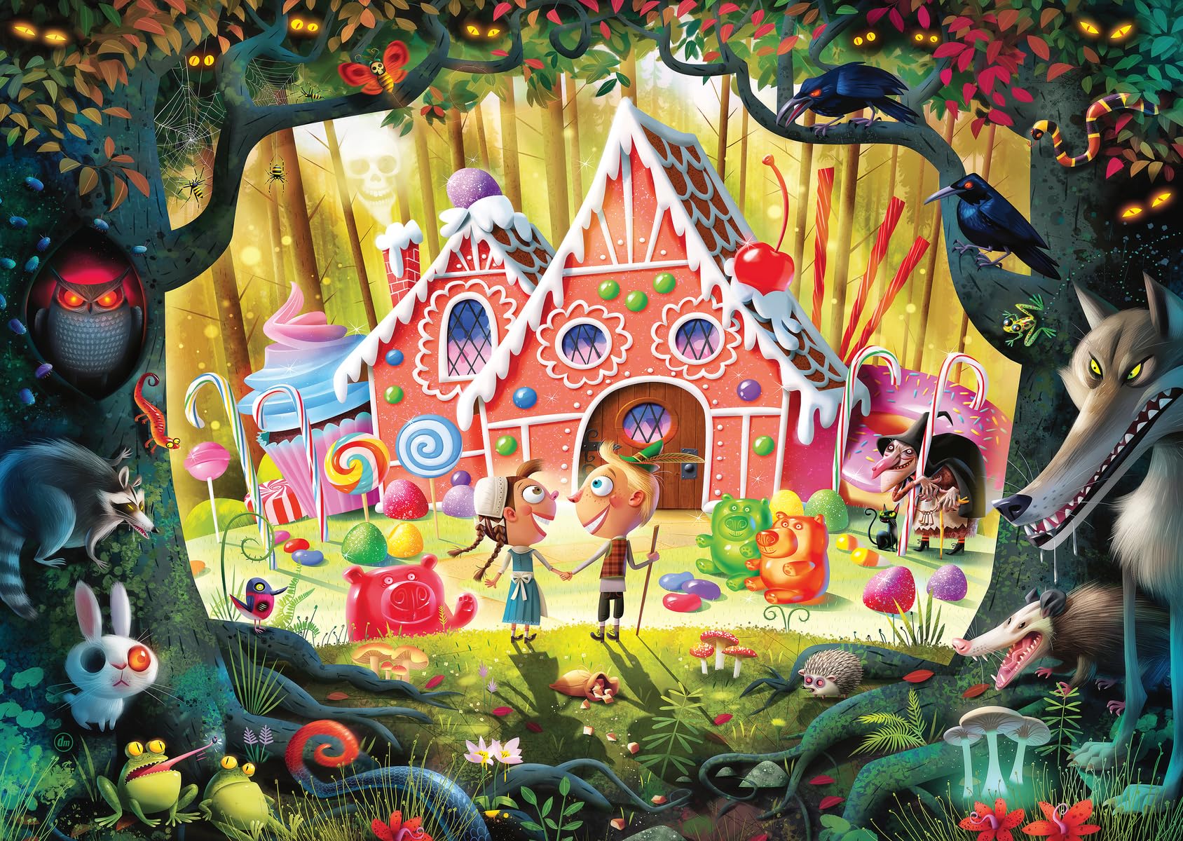 Rompecabezas Ravensburger Dean Macadam Hansel Y Gretel 1000 Piezas - Venta Internacional.