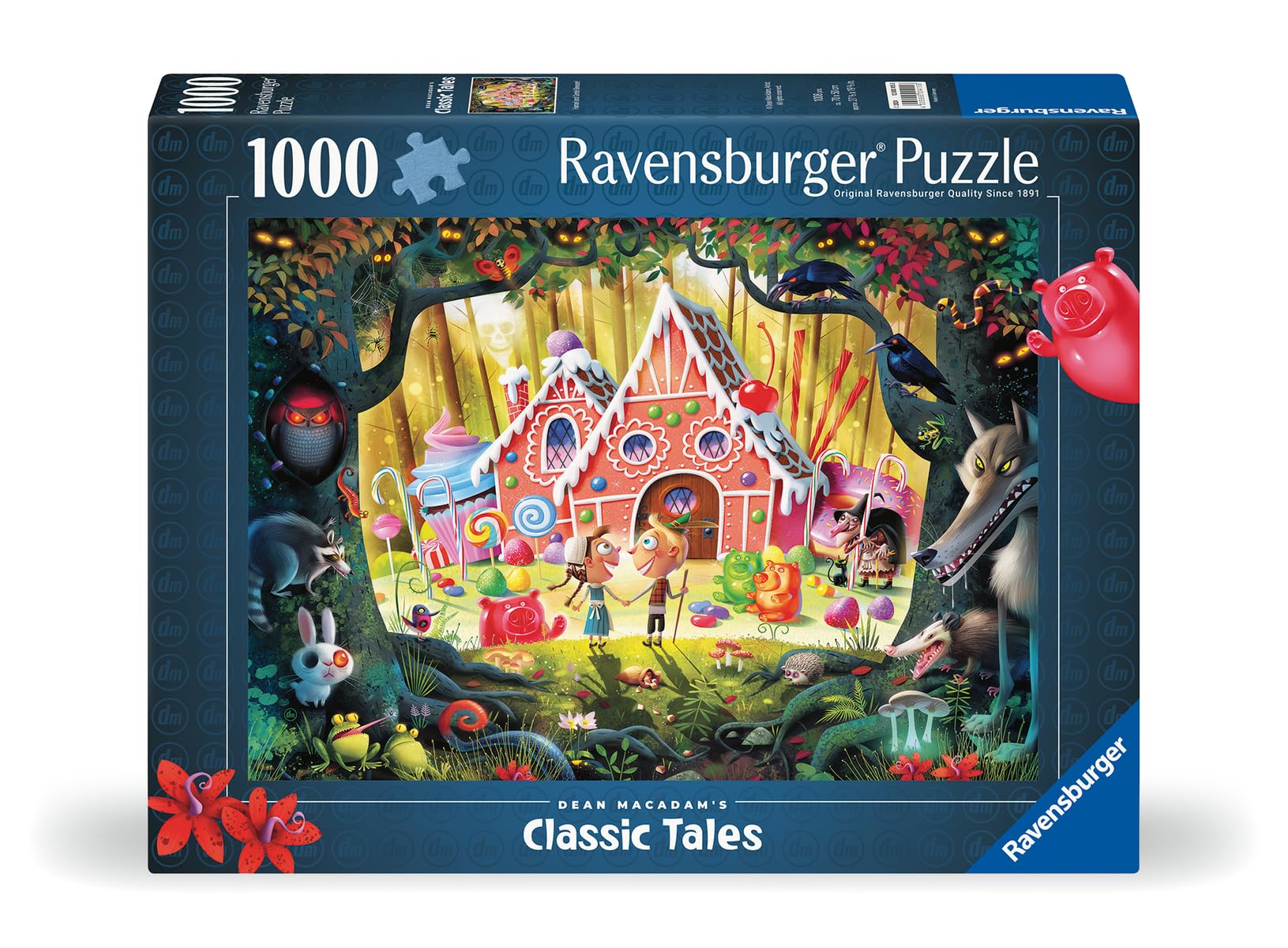 Foto 2 | Rompecabezas Ravensburger Dean Macadam Hansel Y Gretel 1000 Piezas - Venta Internacional.