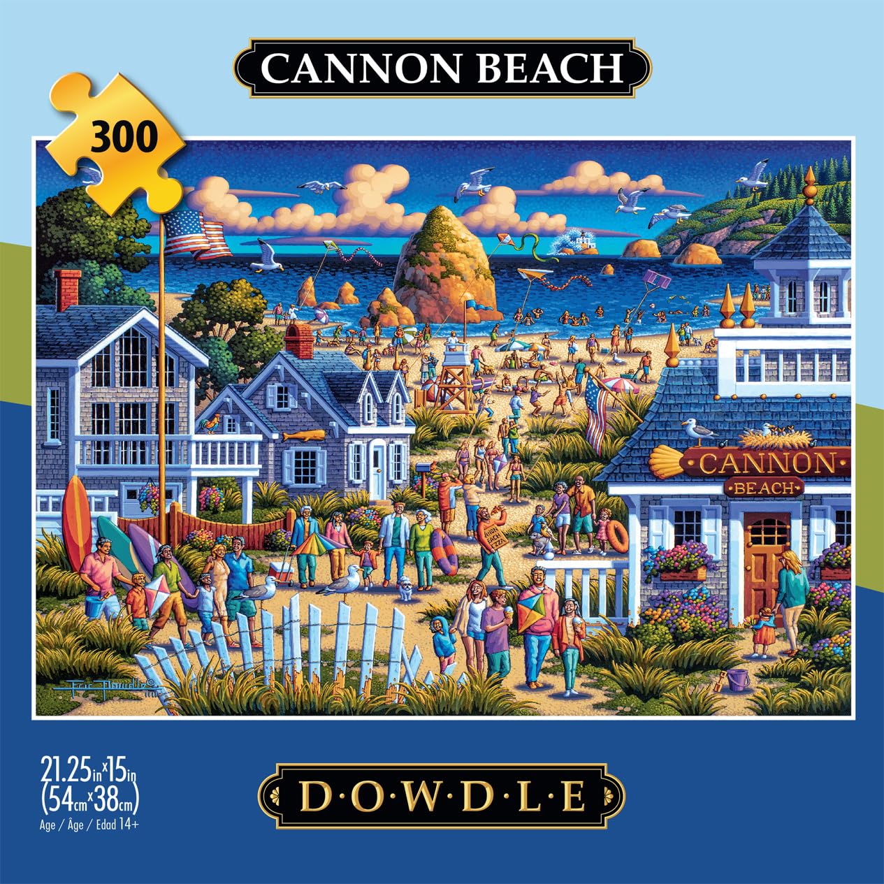 Foto 3 pulgar | Rompecabezas Buffalo Games Dowdle Cannon Beach De 300 Piezas - Venta Internacional.