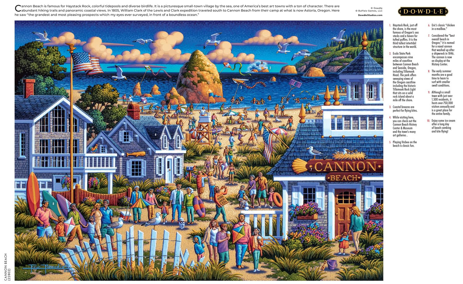Foto 5 | Rompecabezas Buffalo Games Dowdle Cannon Beach De 300 Piezas - Venta Internacional.