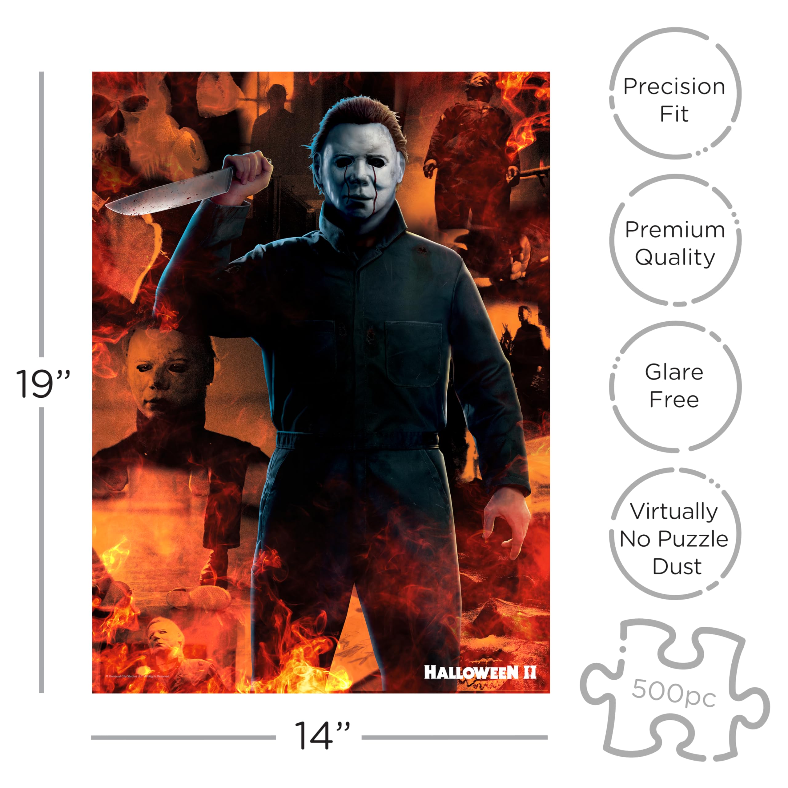 Foto 3 pulgar | Puzzle Aquarius Halloween Ii, 500 Unidades, 14 X 19 Cm, Con Póster - Venta Internacional.