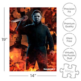 Foto 2 | Puzzle Aquarius Halloween Ii, 500 Unidades, 14 X 19 Cm, Con Póster - Venta Internacional.