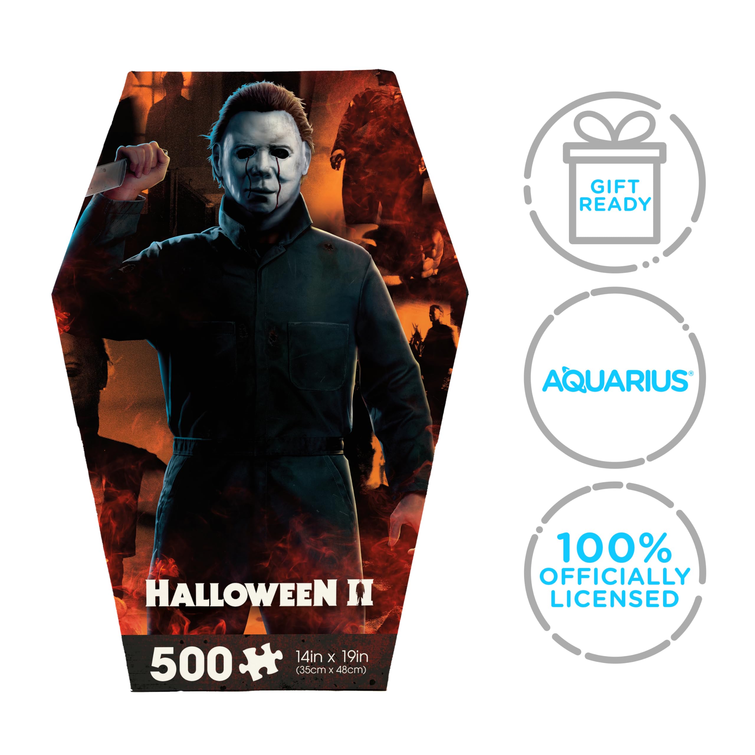 Foto 8 pulgar | Puzzle Aquarius Halloween Ii, 500 Unidades, 14 X 19 Cm, Con Póster - Venta Internacional.