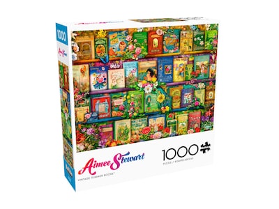 Foto 3 | Rompecabezas Buffalo Games Aimee Stewart Vintage Summer 1000 Piezas - Venta Internacional.