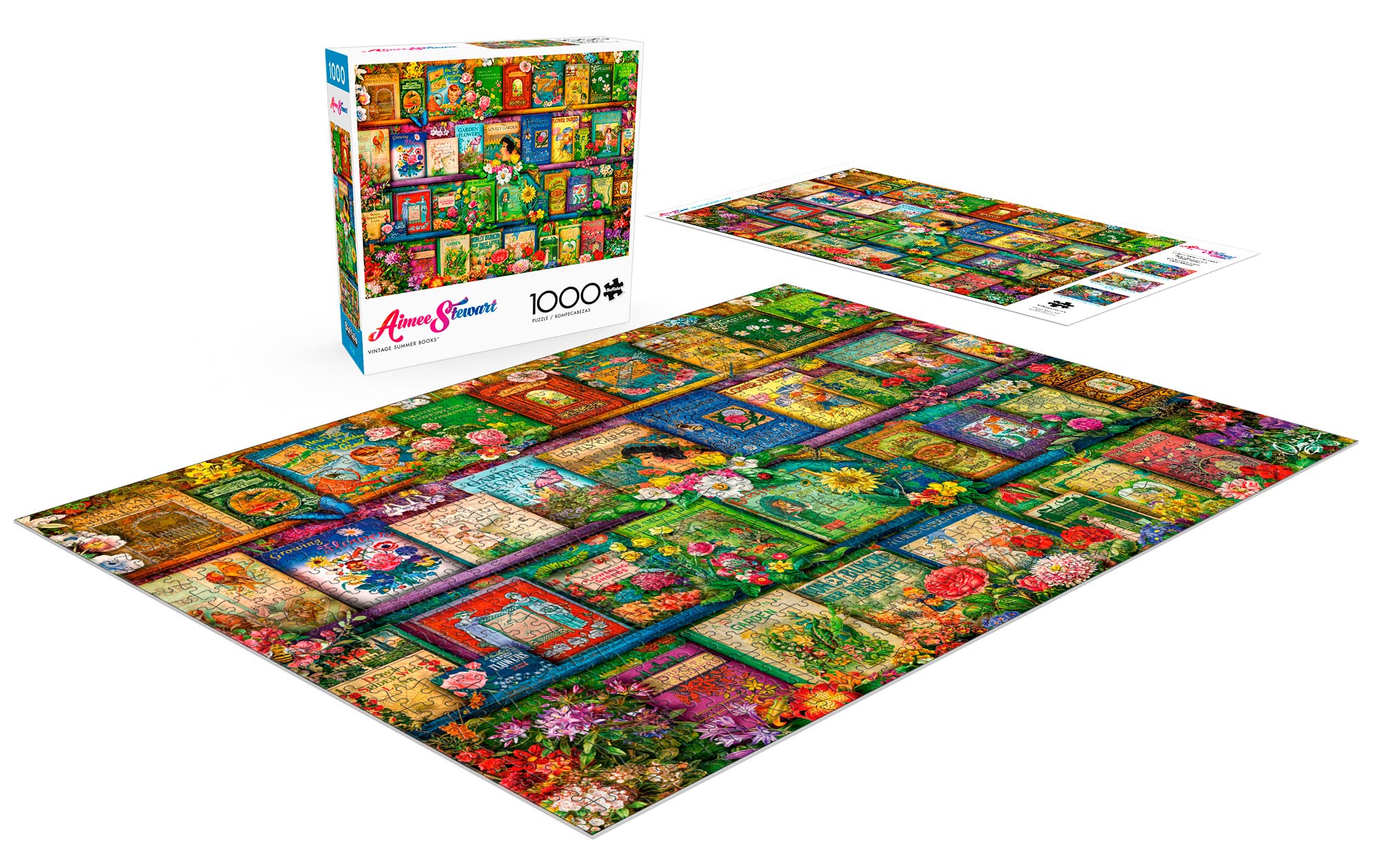 Foto 4 | Rompecabezas Buffalo Games Aimee Stewart Vintage Summer 1000 Piezas - Venta Internacional.