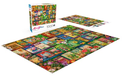 Foto 4 | Rompecabezas Buffalo Games Aimee Stewart Vintage Summer 1000 Piezas - Venta Internacional.