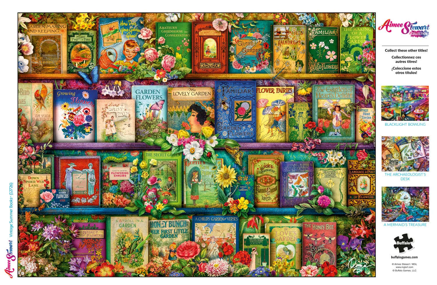 Foto 5 | Rompecabezas Buffalo Games Aimee Stewart Vintage Summer 1000 Piezas - Venta Internacional.