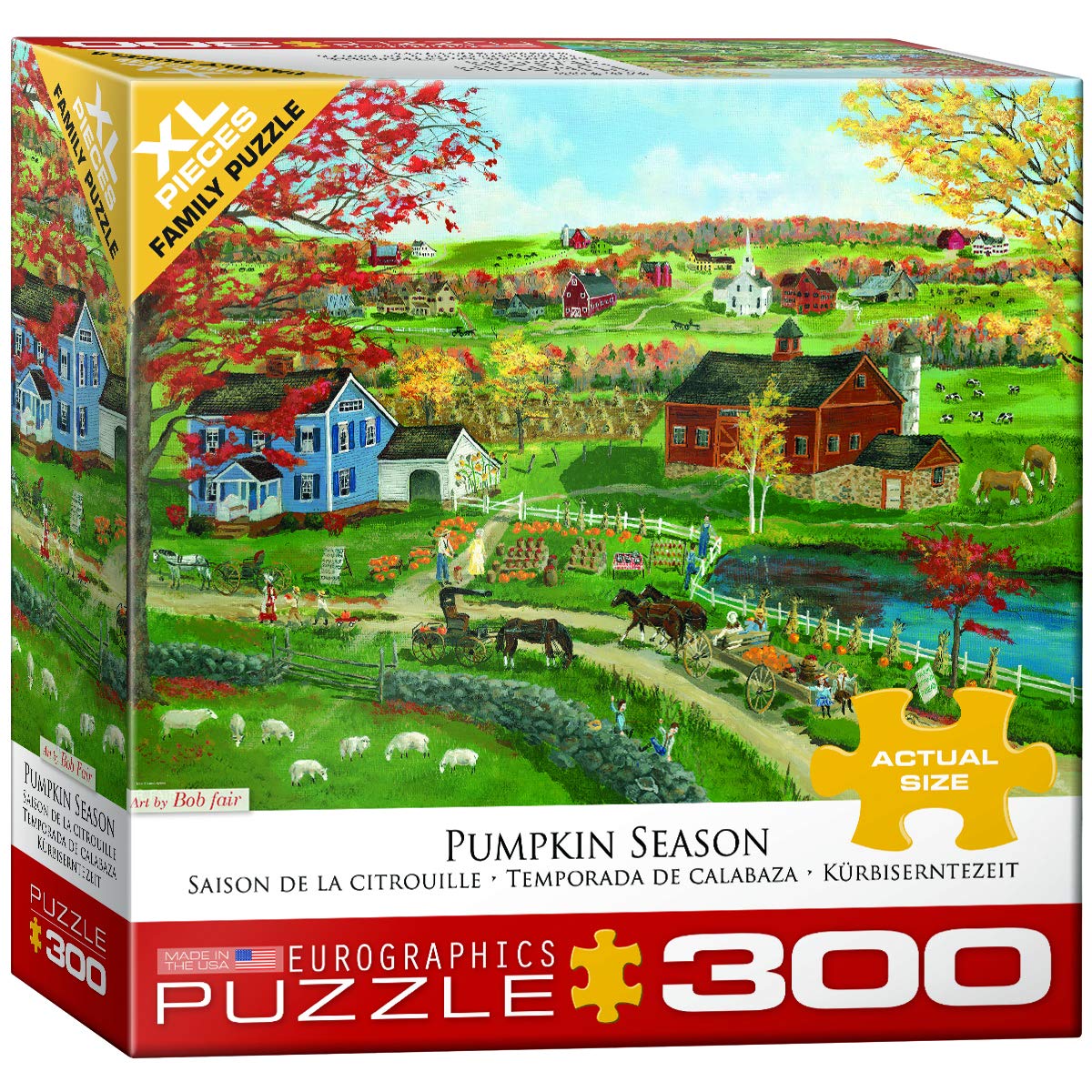 Puzzle Eurographics Pumpkin Season 300 Piezas - Venta Internacional.