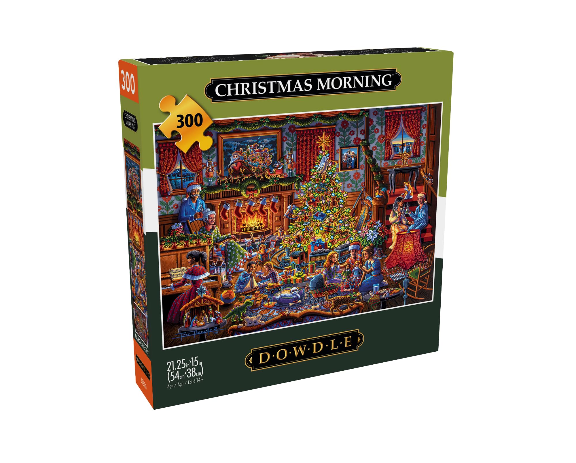 Foto 4 pulgar | Rompecabezas Buffalo Games Dowdle Christmas Morning, 300 Piezas - Venta Internacional.