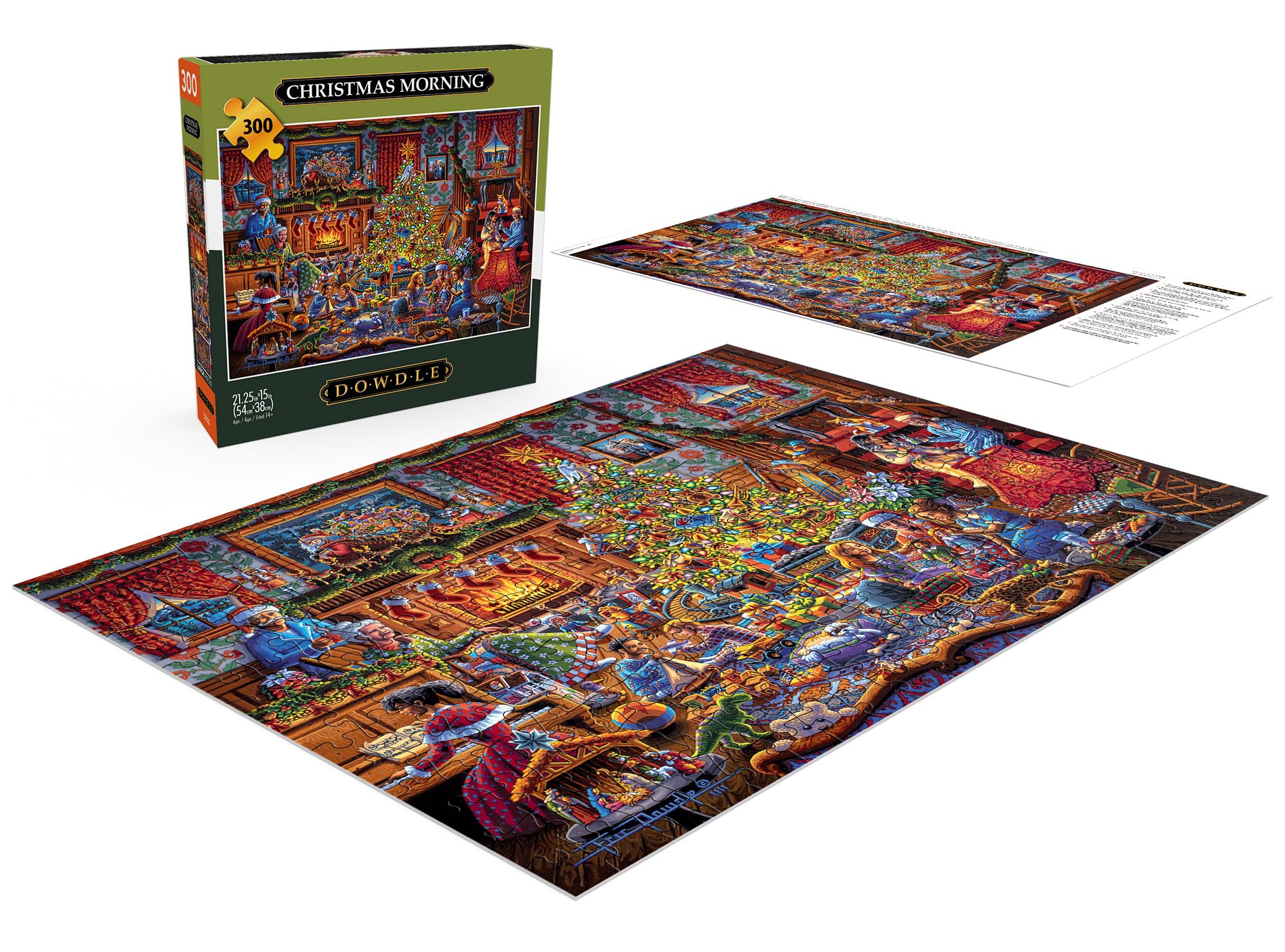 Foto 5 pulgar | Rompecabezas Buffalo Games Dowdle Christmas Morning, 300 Piezas - Venta Internacional.
