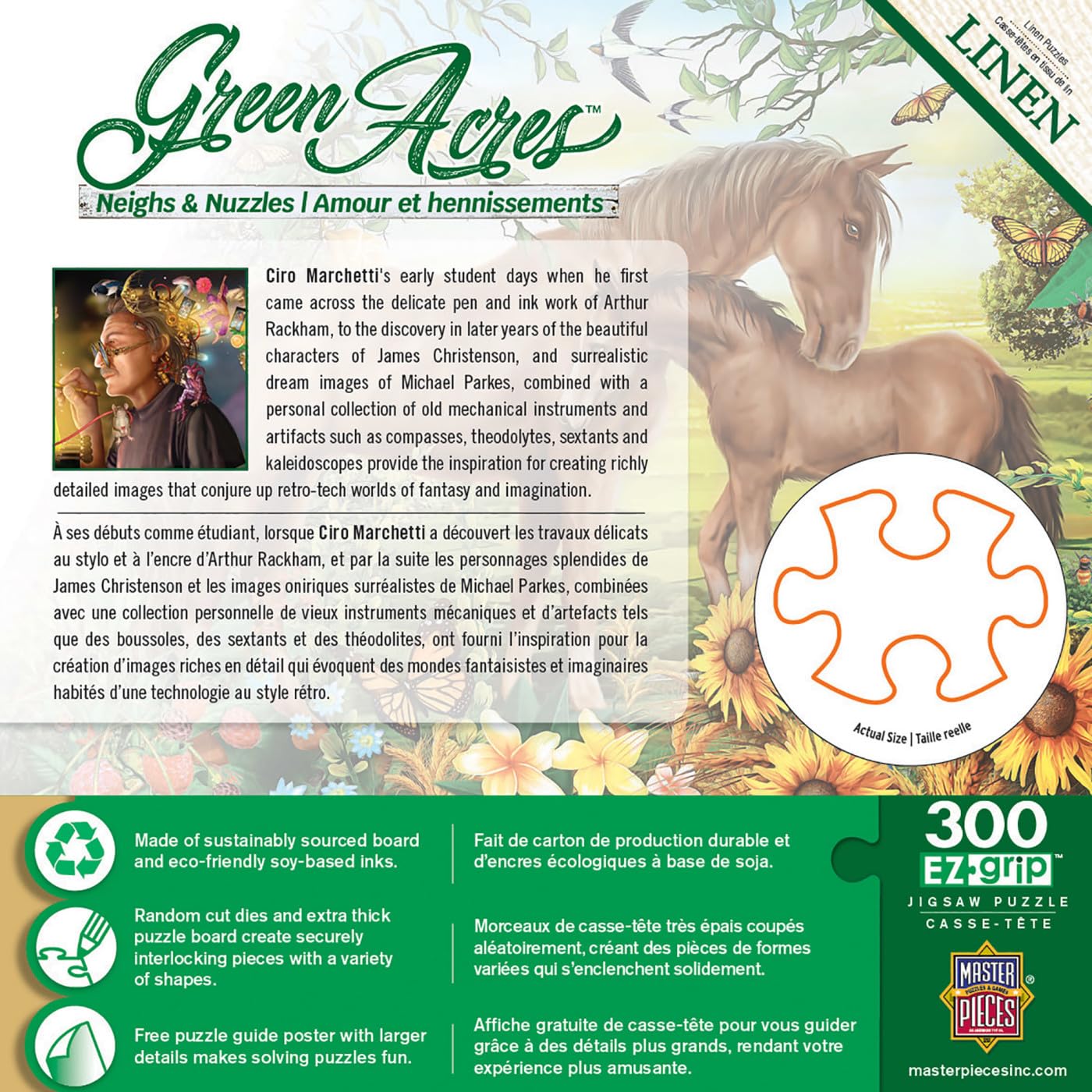 Foto 4 pulgar | Rompecabezas Masterpieces Neighs & Nuzzles 300 Piezas - Venta Internacional.