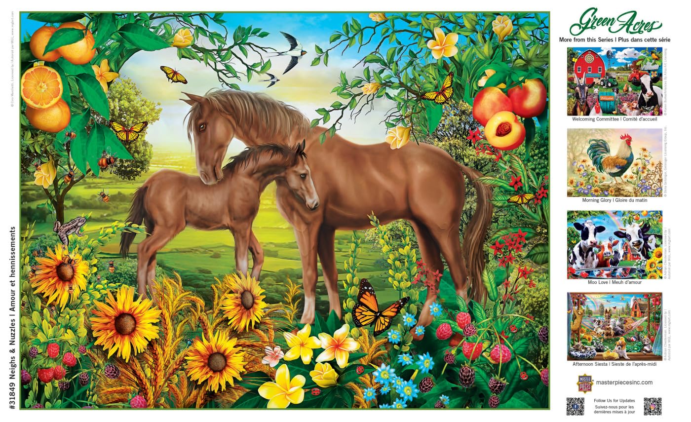 Foto 5 pulgar | Rompecabezas Masterpieces Neighs & Nuzzles 300 Piezas - Venta Internacional.